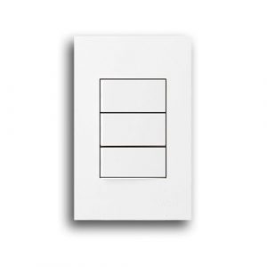 ONESTO MATRIX MXS-2031 2X4 3 LEVER 1 WAY SWITCH, WHITE
