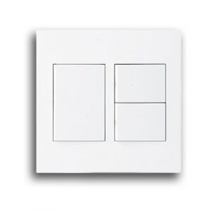 ONESTO MATRIX MXS-4031W 4X4 3 LEVER 1 WAY SWITCH, WHITE