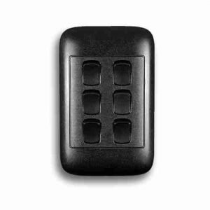 ONESTO ORACLE ON2061BK 2X4 6 LEVER 1 WAY SWITCH, BLACK