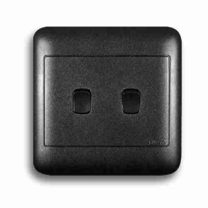 ONESTO ORACLE ON4021BK 4X4 2 LEVER 1 WAY SWITCH, BLACK