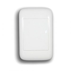 ONESTO ORACLE 2X4 BLANK COVER PLATE – WHITE/BLACK