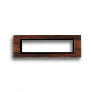 ONESTO MATRIX 8 WAY CLUSTER WALL BOX, WOOD & BLACK