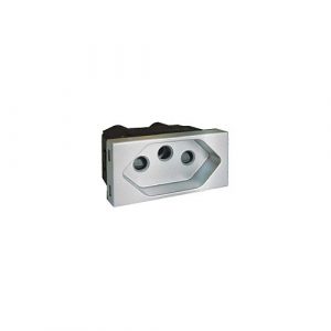 ONESTO MATRIX T-MXM-P001EU SLIMLINE SOCKET MODULE, TITANIUM
