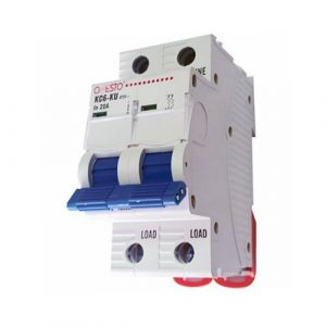 ONESTO KC6-KU-220 2 POLE 6KA 20AMP CIRCUIT BREAKER